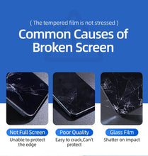 将图片加载到图库查看器，2PCS Screen Protector Tempered Glass For iPhone 14 13 12 Pro Max Full Cover Protective Glass For iPhone 13 Pro Max 9H Hardness Anti-Scratch Shockproof Protection Screen Cover Shield
