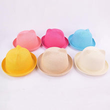 Load image into Gallery viewer, Modern Handmade Baby Hats For Children Bucket Cap Kids Toddler Sun Hat Hollow Mesh Caps Casual Beach Caps For Kids
