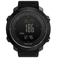 Load image into Gallery viewer, NORTH EDGE Men's sport Digital watch Hours Running Swimming Military Army watches Altimeter Barometer Compass waterproof 50m
