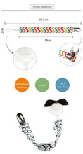 将图片加载到图库查看器，4PCS/SET Infant Pacifier Clips Holder Clip Nursing Teether Clip Nipple Holder Baby Pacifier Clip Soother Holder for Pacifier for Kids and Baby
