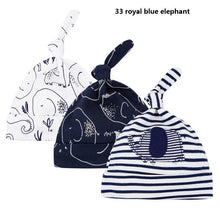 将图片加载到图库查看器，Printed Baby Hats &amp; Caps For Newborn Baby Accessories In Elegant Modern Design Set Of 3PCS For Baby Kids
