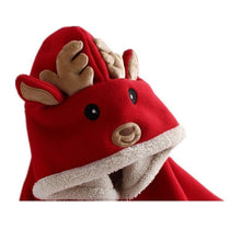 将图片加载到图库查看器，New Year Baby Girls Christmas Reindeer hooded Coat for Babies Boys and Girls In Modern New elegant Design Special Deisgn For Kids
