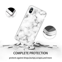 Load image into Gallery viewer, Stylish Marble Stone Texture Phone Case For Iphone 12 Pro 13 Pro Max Unique Solid Color Marble Soft Cover Silicone Mobile Phone Case
