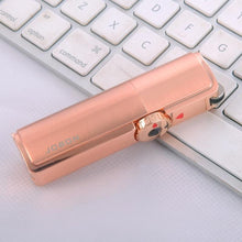 将图片加载到图库查看器，NEW Modern Luxury Grinding Wheel Three Torch Turbo Lighters For Cigarettes Accessories Cigar Smoking Lighters New Metal Design
