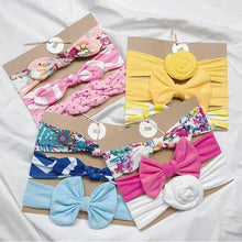 将图片加载到图库查看器，Baby Headbands For Newborn Hair Band Cute Baby Bow Flower Elastic Bow Headwear Kids Gifts Girl Hair Accessories
