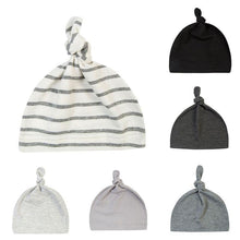 将图片加载到图库查看器，Newborn Boys Girls Beanies Caps Cute Toddler Beanie Infant Cotton Knot Sleep Hats For Kids
