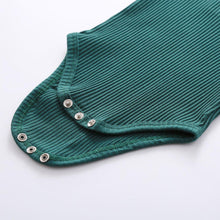Load image into Gallery viewer, Infant Newborn Baby  Spring Autumn Ribbed Solid Clothes Sets Long Sleeve Bodysuits , Elastic Pants 2PCs

