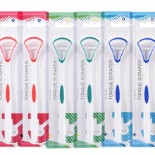 Load image into Gallery viewer, Y-Kelin Tongue Scraper Oral  Cleaner Brush Fresh Breath Cleaning Coated  Toothbrush  Hygiene Care Tools
