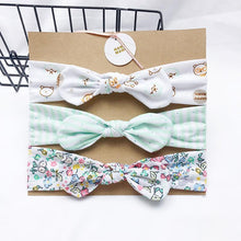 将图片加载到图库查看器，Baby Headbands For Newborn Hair Band Cute Baby Bow Flower Elastic Bow Headwear Kids Gifts Girl Hair Accessories
