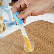 将图片加载到图库查看器，Color Random Children Dropper with Scale Washable Reusable Infant Droppers Detachable Dispenser Pipette for Travelling
