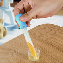 将图片加载到图库查看器，6pcs 5 ml Droppers Plastic Silicone Baby Pipettes Devices Infant Droppers Feeders Pipette Dropper For School Lab Supplies
