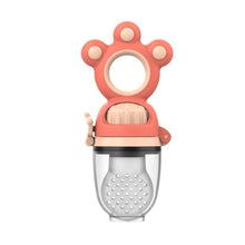 将图片加载到图库查看器，Modern Rotary Seal Non Slip Home Safe Baby Fruit Feeder Pacifier Fresh Food Bite Bag Soft Silicone Teething Toy For baby and Kids

