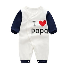 Load image into Gallery viewer, Modern Printed Jumpsuits Gentleman Autumn Long Sleeves Rompers Cotton Baby Clothes for Boys and Girls Outfits Style
