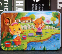 将图片加载到图库查看器，New 60 Pieces Wooden Toys Puzzle Kids Toy Cartoon Animal Wood Toys Puzzles For Child Early Educational Learning Toys for Children
