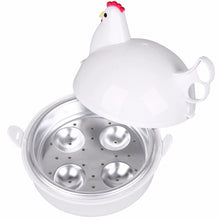 Load image into Gallery viewer, New Kitchen Microwave Eggs Steamer Chicken Shaped 4 Egg Boiler Novelty Cooking Appliances Household  Egg Tools Kitchen Gadgets
