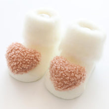 将图片加载到图库查看器，Cute Baby Thickening Furry Mid Floor Socks For Newborn Baby Boys And Girls Soft And Comfortable Footwear
