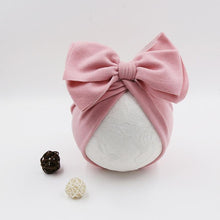 将图片加载到图库查看器，Cute Bows Baby Hat Knot Intant Baby Girls Newborn Turban Soft Children Kids Toddler Beanie Cap
