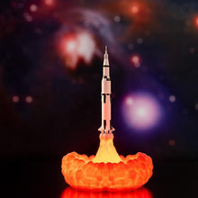 Load image into Gallery viewer, Kids Popular Space Shuttle Lamp and Moon lamps In Night Light By 3D Print For Space Lovers Rocket Lamp
