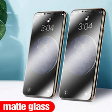 将图片加载到图库查看器，2 Pcs/lot Matte Tempered Glass On For Iphone 14 13 12 Mini 11 Pro X Xs Max Xr 8 7 6 Plus Protective Protector Glass Film Anti-spy Tempered Glass Film Anti-scratch Case-friendly Screen Protector For Iphone
