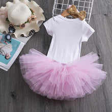 将图片加载到图库查看器，New 1st Birthday Tutu Baby Infant Christening Cake Dresses for Party Kids 1 Year Baby Girl For  Birthday Party
