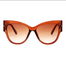 Load image into Gallery viewer, New Luxury Polarized Elegant Sunglasses for Women and Lady Luxury Designer Fashion  Cat Eye Style Oversized Sunglasses Gradient Sunglasses With UV400 Protection
