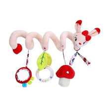 Load image into Gallery viewer, Modern Rattles Mobile Bed Baby Toys Cute Crib Stroller Spiral Newborn Educational Cartoon Animals Rattle Toy For Kids
