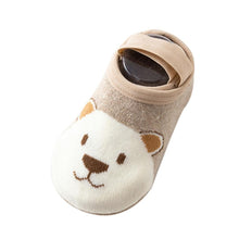 将图片加载到图库查看器，Luxury Modern Baby Socks Infant Walk Socks Toddler Floor Non-slip Cute Cotton Shoes 6 Colors Polyester Socks For Kids
