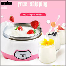 Load image into Gallery viewer, XEOLEO Yogurt Maker Mini Automatic Yogurt Machine Household DIY Yogurt Tools Kitchen Appliances Stainless Steel Tank Pink 220V
