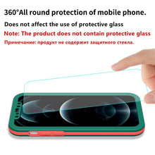 Load image into Gallery viewer, Full Cover Protective Phone Case For iPhone 12 Mini 11 Pro XS Max X XR 6 7 8 Plus Soft Silicone Shockproof Cover Full Body  Anti-Shock Protection Drop Protection Silicone iphone Cover
