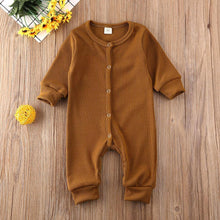 Load image into Gallery viewer, Baby Girl / Boy Clothes Kids Knitted Long Sleeve Autumn Winter Romper Solid Jumpsuit Outfit
