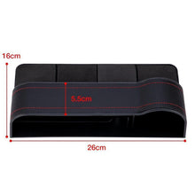 Load image into Gallery viewer, NEW Car Crevice Storage Box Seat Gap Pocket Catcher Organizer Universal Seat Organizer Card Phone Holder Pocket
