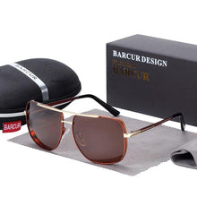 将图片加载到图库查看器，Luxury Elegant Square Polarized Sunglasses Brand Driving Glasses for Men and Boys With UV400 Protection
