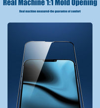 将图片加载到图库查看器，4Pcs Full Cover Screen Protectors for IPhone 13 11 12 Pro Max Mini 13Pro 11Pro 14 PRO XS MAX X XR SE 6S 8 7 Plus Tempered Glass  Ultra Clear Tempered Glass Case Friendly Easy to Install Screen Protector
