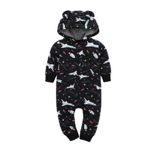 Load image into Gallery viewer, Modern High Quality Newborn Infant Baby Clothes Fleece Jumpsuit Boys Romper Hooded Jumpsuit Bear For Kids
