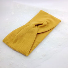 Load image into Gallery viewer, Baby Solid Cross Knitted Headband For Girls Women Kids Twisted Elastic Hairband Turban

