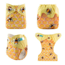 将图片加载到图库查看器，ModernLuxury Printed Baby Cloth Diaper Reusable Cloth Nappy Snap Adjustable Pocket Diaper Nappies For Baby Kids
