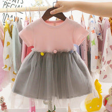 Load image into Gallery viewer, Fashion Modern New Spring Toddler Kids Baby Girls Patchwork Tulle Casual  Princess Dress For Girls
