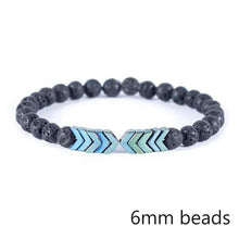 Load image into Gallery viewer, Lava Stone Men Wrist  Bracelet Natural Moonstone Bead Tibetan  Chakra Diffuser Bracelets For Men Jewelry Cool Gifts
