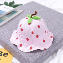 将图片加载到图库查看器，Baby Sun Hat Heart Print Baby Boy/Girl Hat Outdoor Kids Bucket Hat Children Hat Baby Beach Caps Beanie For Girls
