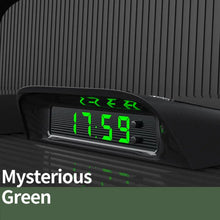 Load image into Gallery viewer, Portable Auto Dashboard Clocks Backlight Electronic Screen Temperature Clock Solar Car Digital LCD Clock &amp; Temperature Display
