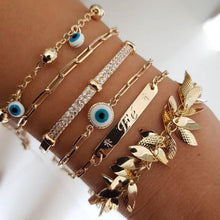 将图片加载到图库查看器，Bohemian Gold Tassel Bracelets For Women Summer Shell Clear Crystal Stone Luxury Jewelry

