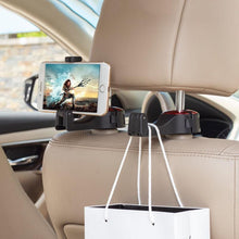 Load image into Gallery viewer, NEW Adjustable Car Headrest Hooks Mobile Stand  Car Phone Holder Fastener Seat Back Hanger Clips For Bag Handbag Houseware For Phones
