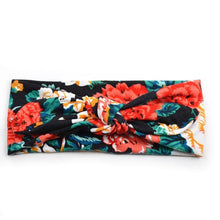 将图片加载到图库查看器，Baby Girl Headband Infant Hair Bow Accessories Cloth Band Bow For Newborn Hairband Print for Toddlers
