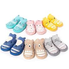 将图片加载到图库查看器，Modern Elegant Baby Girls &amp; Boys Autumn Winter Cotton Soft Sole Cartoon Shoes Socks For Baby Kids
