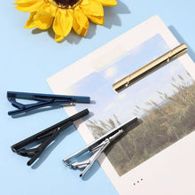 Load image into Gallery viewer, New Tie Clips Men's Metal Necktie Bar Simple Metal Tie Clips Bar Clips for Men Skinny Tie Bar Clasp Best Gift Business Wedding Daily Dress Suit Accessories Shirts Tie Clip CeremonyTie Clip Man Accessories
