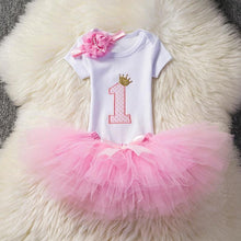 Load image into Gallery viewer, Modern Unicorn Baby Kids 1st year Girls Dress For Birthday Party Outfits Infant Princess Girls Clothes 12 Months Kids
