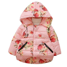 将图片加载到图库查看器，Designer Luxury Elegant New Winter Baby Outerwear Hooded Printed Cotton Padded Jacket and Coats For Babies and Girls Kids

