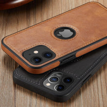 Load image into Gallery viewer, Luxury PU Leather Phone Case For iPhone 14 pro max  13 Pro max 11 12 Pro Max XR XS Max X 7  Plus  case leather Slim  Back Cover Compatible with iPhone 13 Pro Case Slim Leather Classic Luxury Elegant Phone Cover
