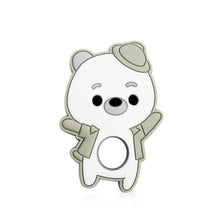 将图片加载到图库查看器，Silicone Bear Baby Teethers Silicone Beads Baby Pacifier Clips Teething Toys Clip Nipple Clasps For Baby Boys And Girls

