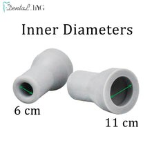 Load image into Gallery viewer, 10PCS Dental Saliva Ejector Rubber Snap Tip Adapter 6mm 11mm Weak Suction Tip Convertor Spare Replacement Parts for Dental Unit
